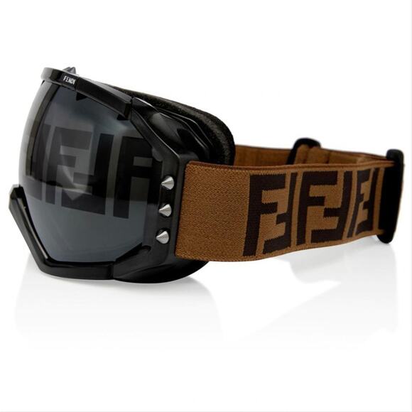 FENDI FF logo studded snow ski goggles